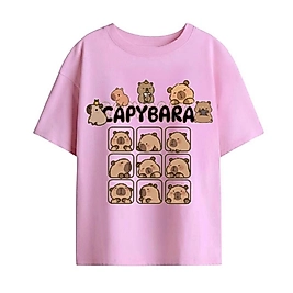 Capybara T-Shirt (Pembe)