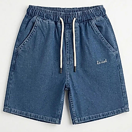 La'ciel Paris Unisex Denim Şort Lacivert