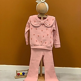 Yavruağzı Fiyonklu Bebe Yakalı Raporlu Takım