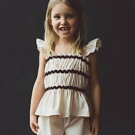 La'ciel Paris Fisto Şeritli Keten Takım